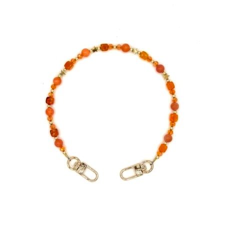 The Orange Splash Wristlet